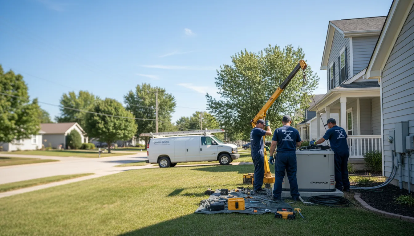 Generator Installation in Eldridge, IA near me